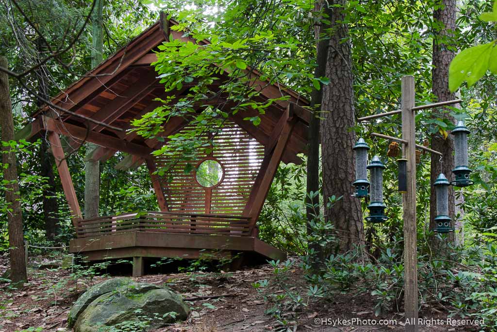 Blomquist Bird Watching Shelter as photographed by Howard Sykes of HSykes Photo