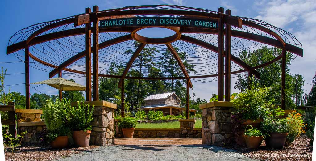 Discovery Garden Entrance photographed by Howard Sykes