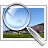 HSykes Sample Websites Icon contains a magnifying glass over a website image.