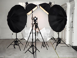 Picture of professional photographic lighting equipment