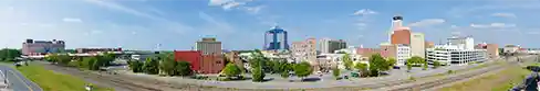 Durham, NC cityscape photograph by Howard Sykes of HSykesPhoto