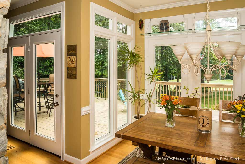 Informal Dining Area photographed by Howard Sykes of HSykes Photo