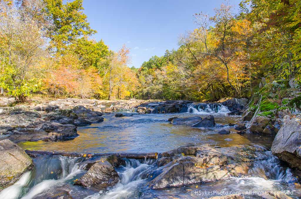 Fall Colors along the Eno River in Durham, NC as photographed by Howard Sykes of HSykes Photo