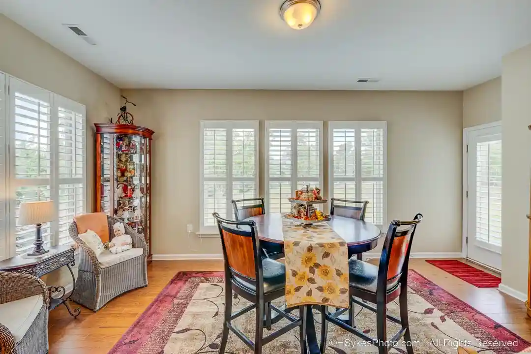 Sun room looking from living room